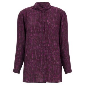 Gianluca Capannolo Purple Silk Women's Blouse